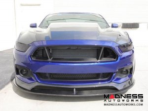 Ford Mustang Double Sided Cowl hood - Carbon Fiber - (2015-2017) Ford Mustang Double Sided Cowl hood - Carbon Fiber - (2015-2017)